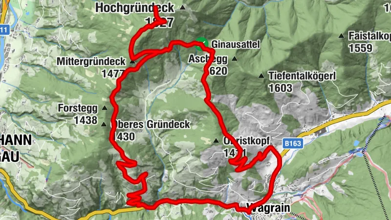 Wagrain - Hochgründeck Runde (SW43)