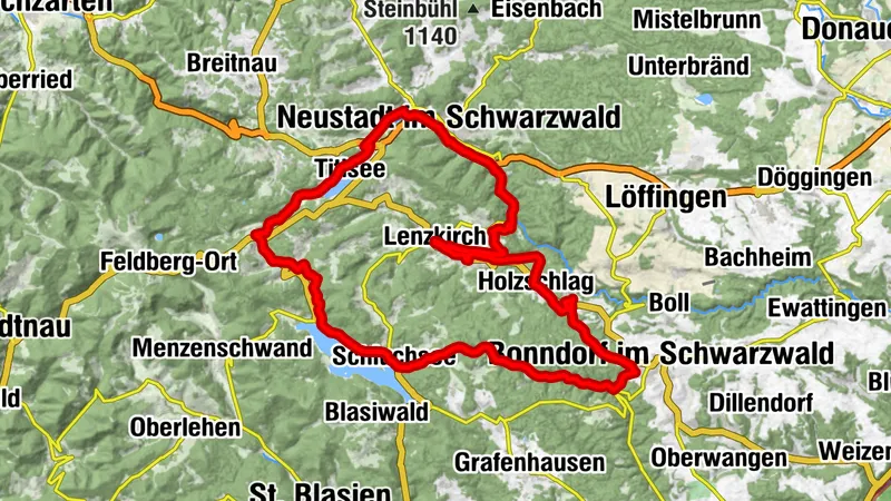 Bähnle-Radweg Haslachtal ab Gündelwangen