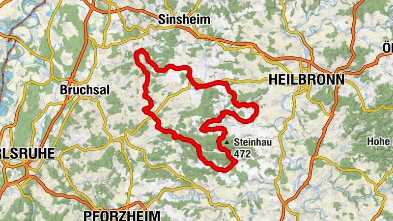 Zwischen Steigung und Sahnehaube - Große Café-Rennradrunde