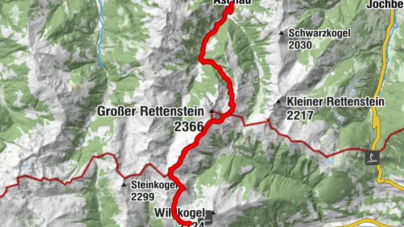 Etappe 8: Alpina Antica Trail | ET8: Aschau - Wildkogelbahn