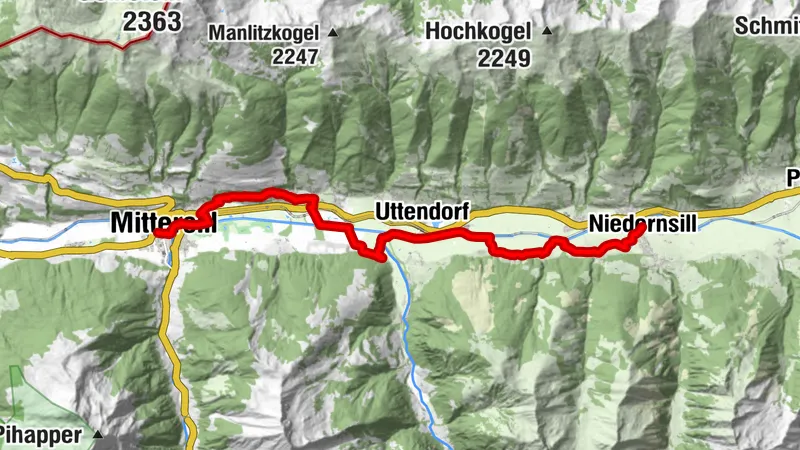 Etappe 11: Alpina Antica Trail | ET11: Mittersill - Niedernsill