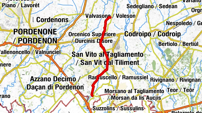 Etappe 32: Alpina Antica Trail | ET32: Valvasone - Sesto al Reghena