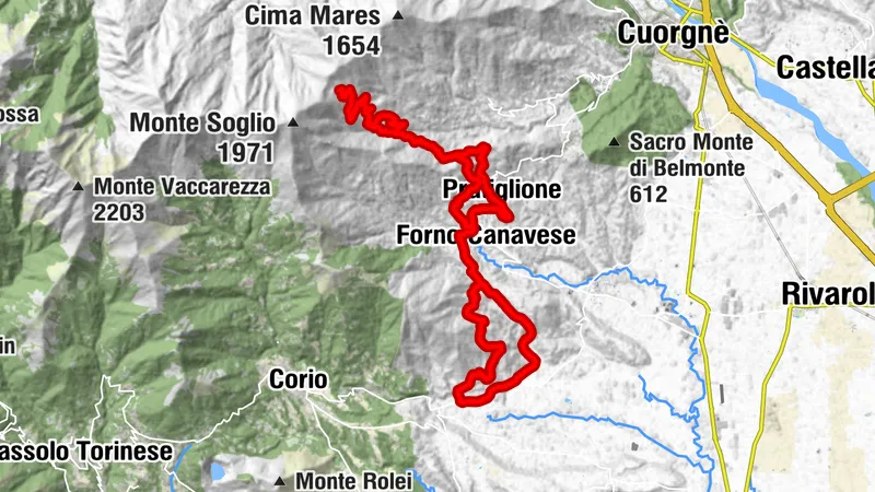 ROCCA c.se Alpe Bellono BB Pratiglione e vigne di Forno
