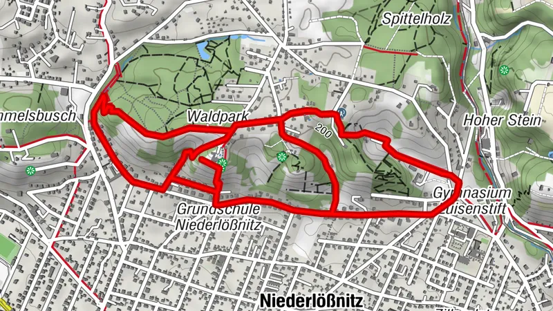 Weinwanderung Radebeul - Route Niederlößnitz