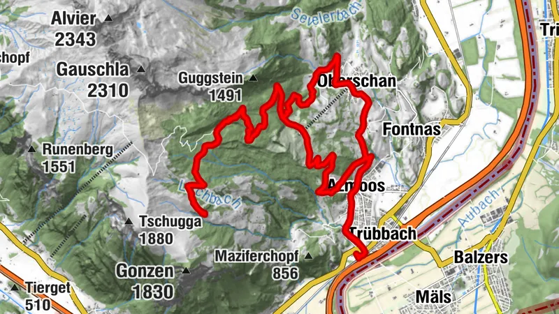 E-Bike Beizen-Trophy - Berggasthaus Gonzen, Wartau