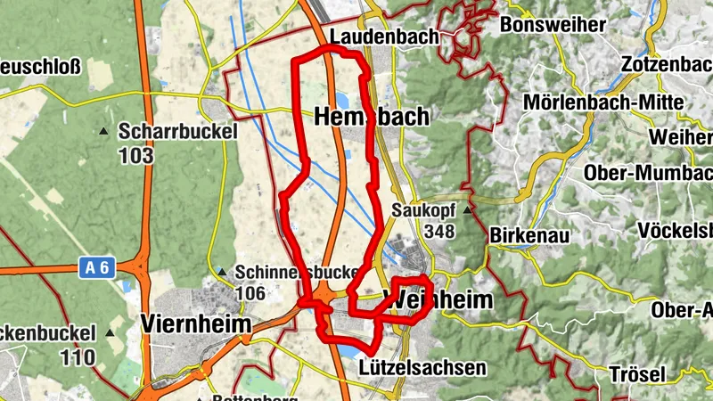 Rundtour Weinheim