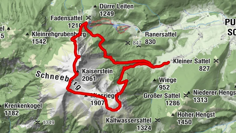 SCHNEEBERGDÖRFL Novembergrat Klosterwappen Fadensteig 