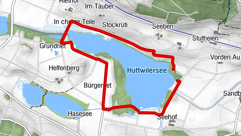 Hüttwiler See Rundweg