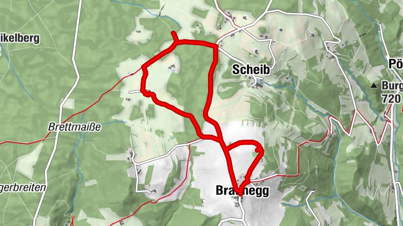 Zur Quelle der Kleinen Krems in Braunegg