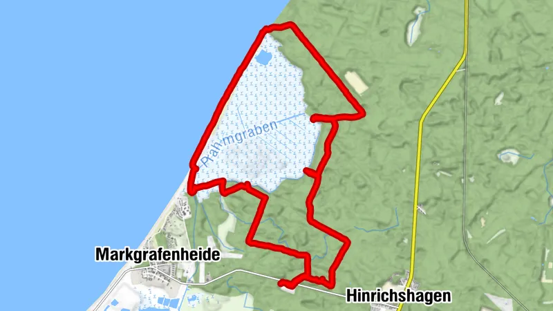 Heiligensee und Hütelmoor Magrafenheide, Mecklenburg Vorpommern/Deutschland
