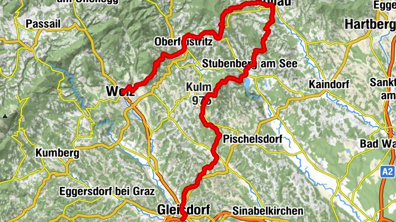 Gleisdorf-Kulm-Pöllau-Anger-Weiz 