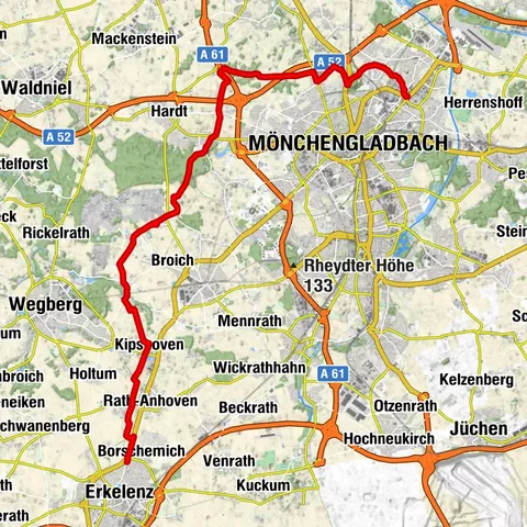 Von Erkelenz nach Mönchengladbach Neuwerk (#LL2ROM N013)