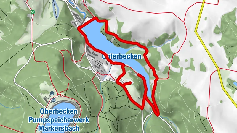 Rundwanderung ums Unterbecken im Erzgebirge