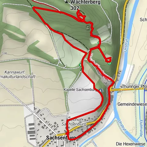 Burgruinen Sachsenburg