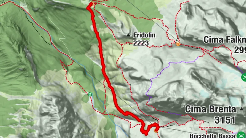 B-C rif.Canisei to rif.Brentei