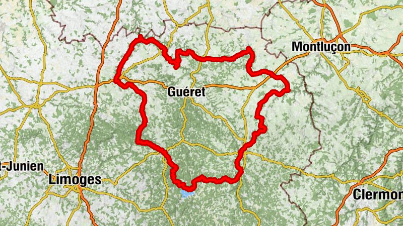 Rundfahrt durch die Creuse mit dem Fahrrad