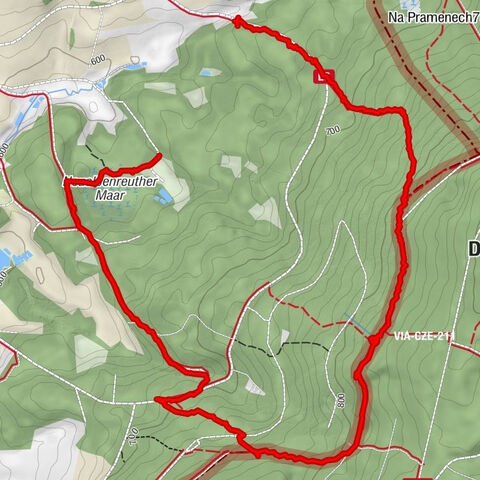Along Czech German boarder via center of Europe to lost volcanoes