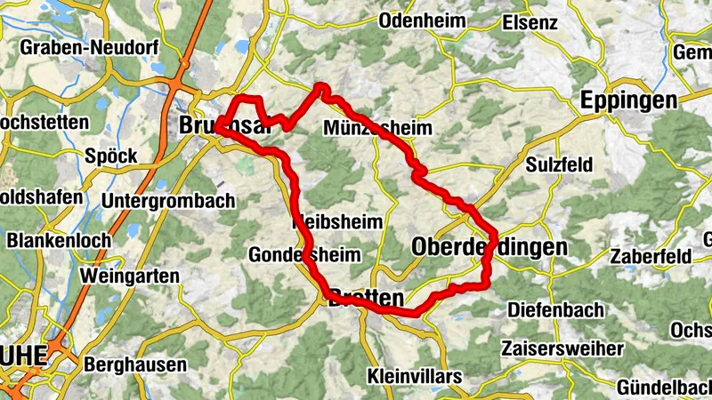 Wine & Bike - Rundtour ab Bretten