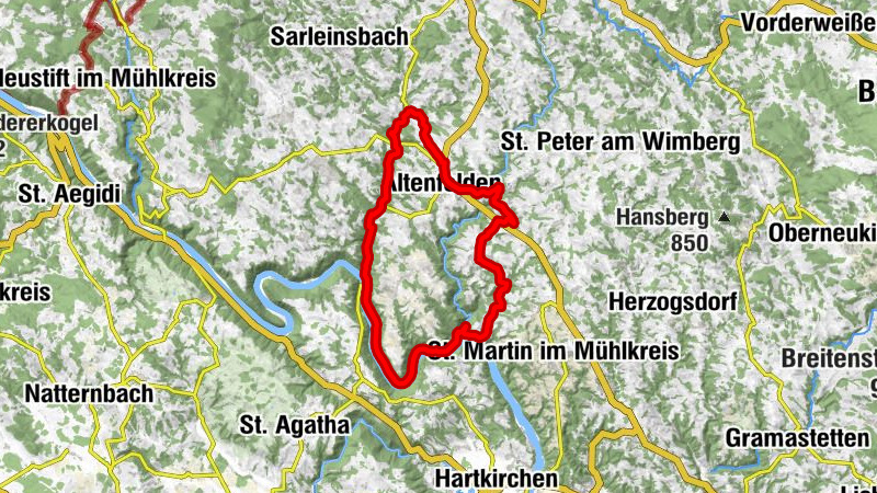 E-Bike Tour (R3): Von Neufelden zur Donau und zurück