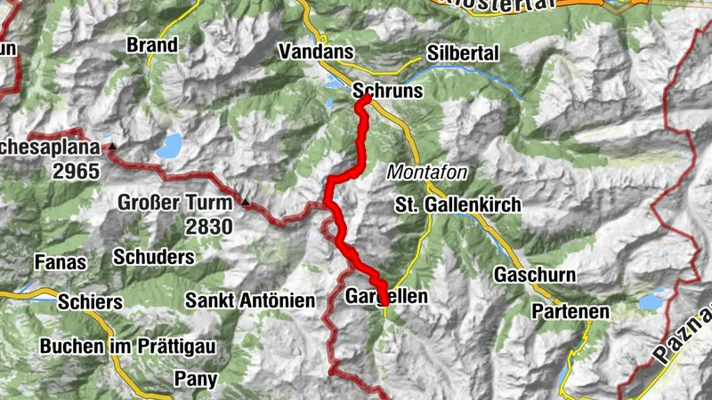 Von Gargellen nach Tschagguns