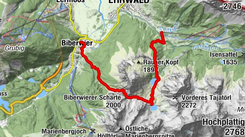 Drachensee und Bieberwierscharte