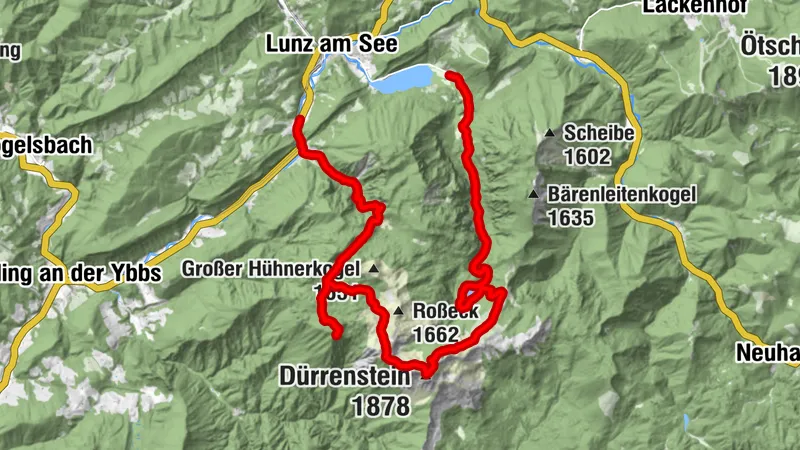 Ybbstaler Alpen - Dürrenstein 1.878m - Hike and Bike 