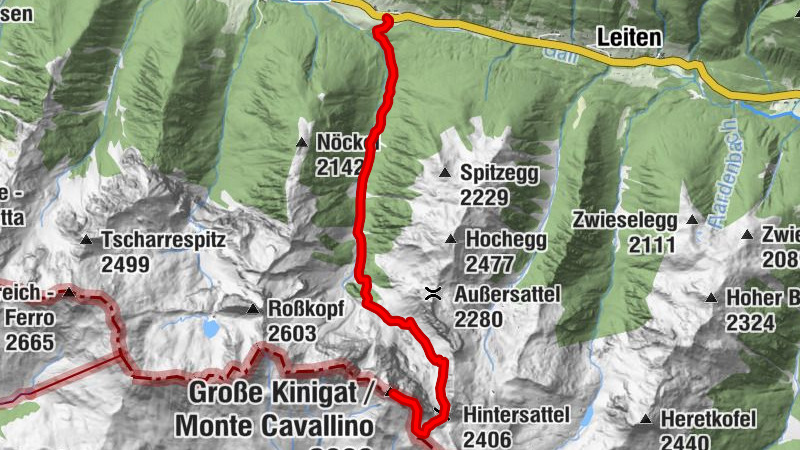 Obertilliach - Große Kinigat