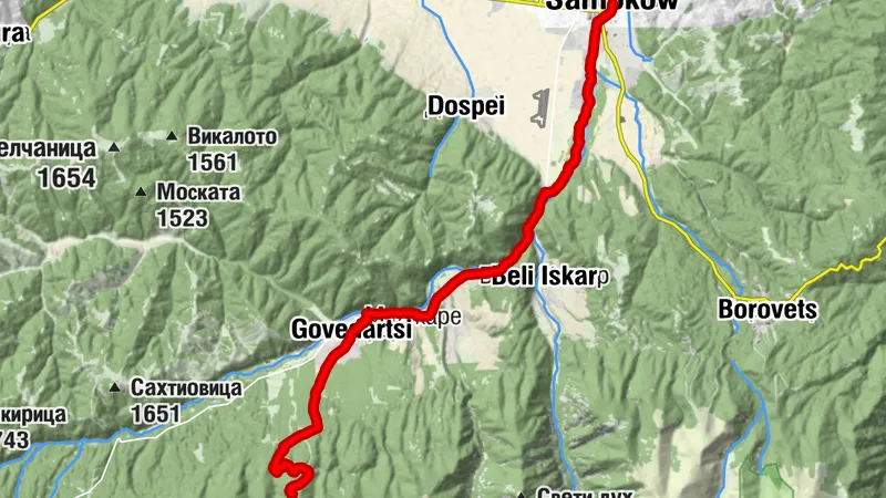 ST505 Samokov – Mechit-Hütte