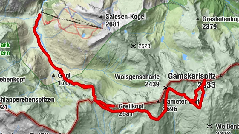 Gamskarlspitze / Göttinger Spitze