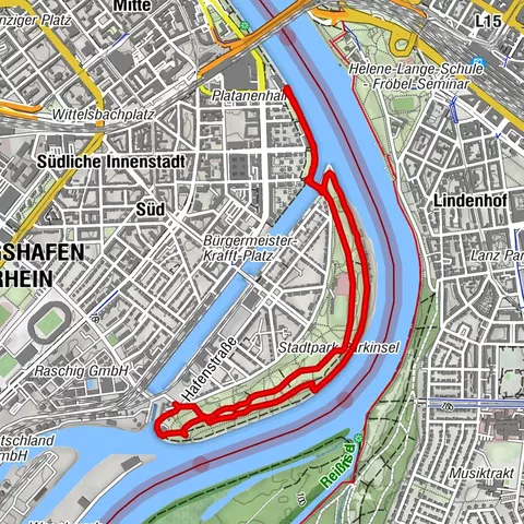 Ludwigshafen am Rhein, Rheinland-Pfalz/Deutschland