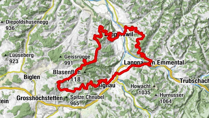 Moosegg rundi ab Langnau/Schweiz