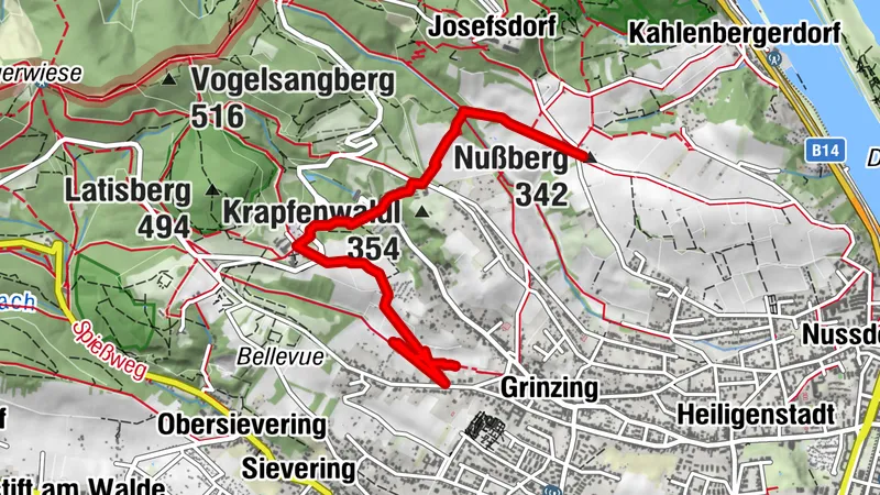Von Nussdorf übern Cobenzl aufn Nussberg