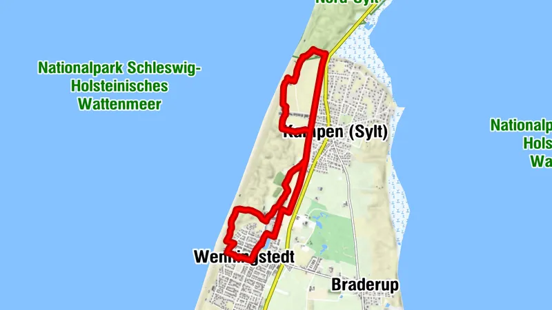 Von Wenningstedt nach Kampen