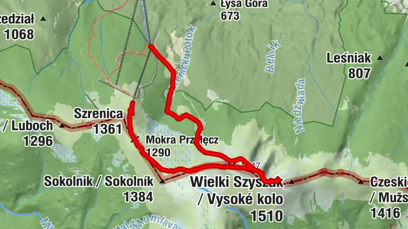 Głównym grzbietem Karkonoszy