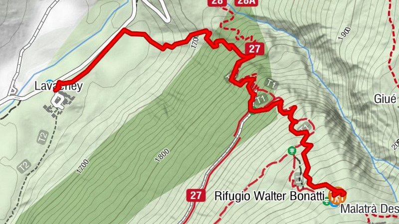 skitour walter bonati hut