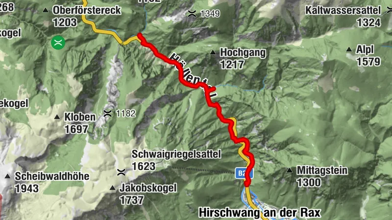 Am Höllental-Flusswanderweg von Hirschwang zum Weichtalhaus (Juli 2026)