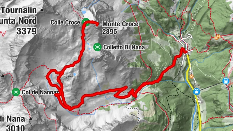 Monte Croce da Saint Jacques