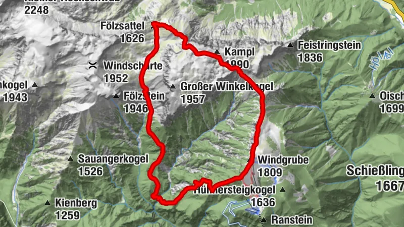 Gasthof Schwabenbartl - Aflenzer Bürgeralm - Zlackensattel - Grasserhütte
