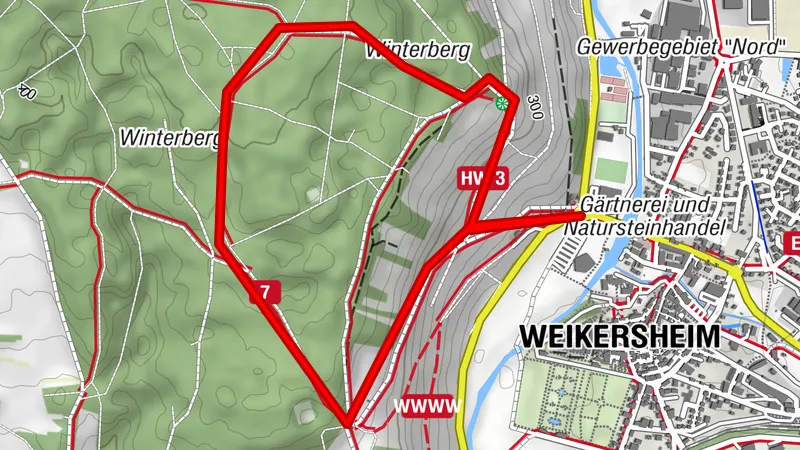 Durch die Weinberge zum Wartturm und Winterberg