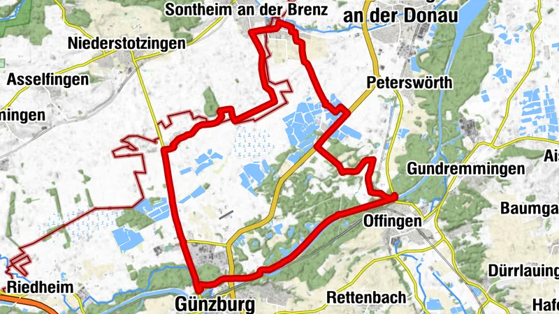 Bächinger Moostour - 35,2 km, 26 hm