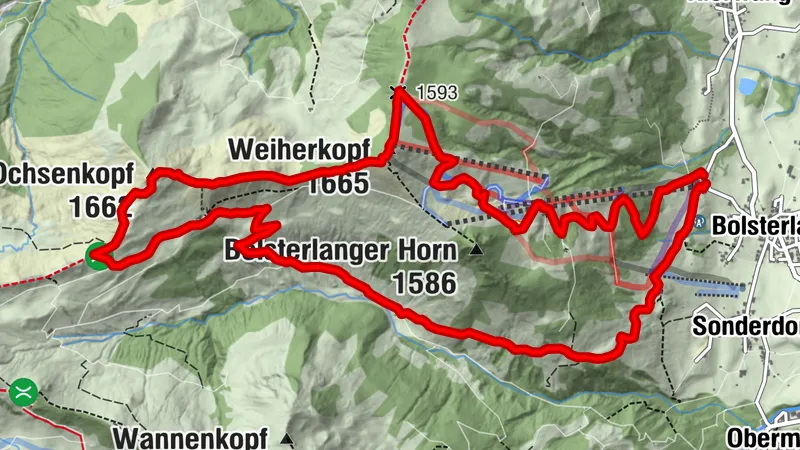 Trailrun/hike Bolsterlang