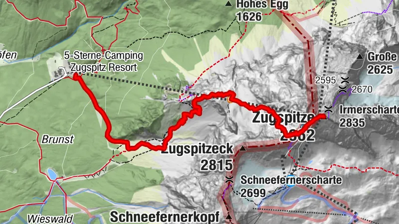 Zugspitze über stopselzieher 