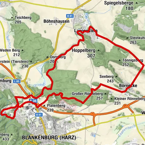 Harzmarsch Blankenburg bei Nacht 30km
