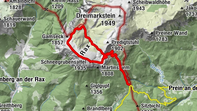 Heukuppe normálút