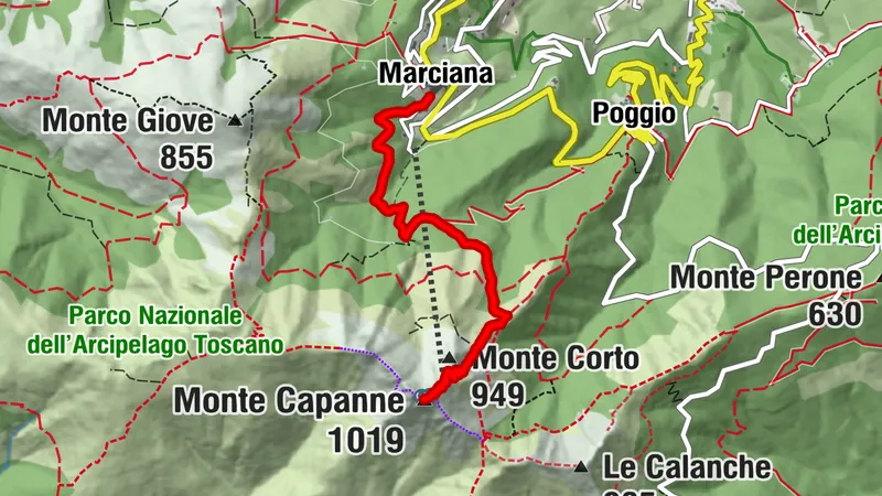 Monte Capanne von Maciana 
