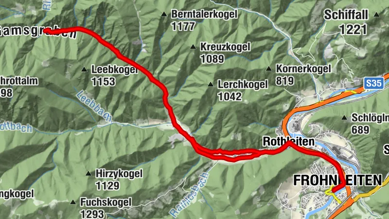 Von Frohnleiten in den Gamsgraben