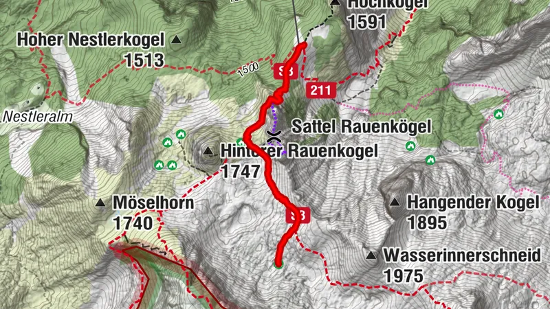 Ebenseer Hochkogelhaus -> Feuertal-Eishöhle