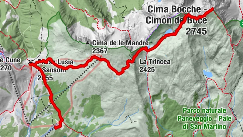 Morea - Cima Bocche