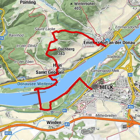 Welterbesteig Wachau 08: Emmersdorf-Melk