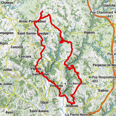 Die Schluchten der Vézère